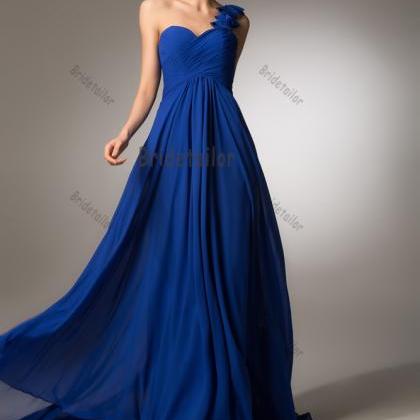 Simple Evening Dress With Single Strap