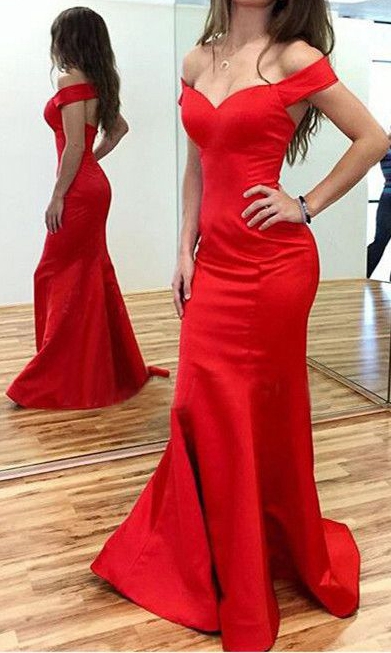 Red Floor Length Prom Dresses on Luulla